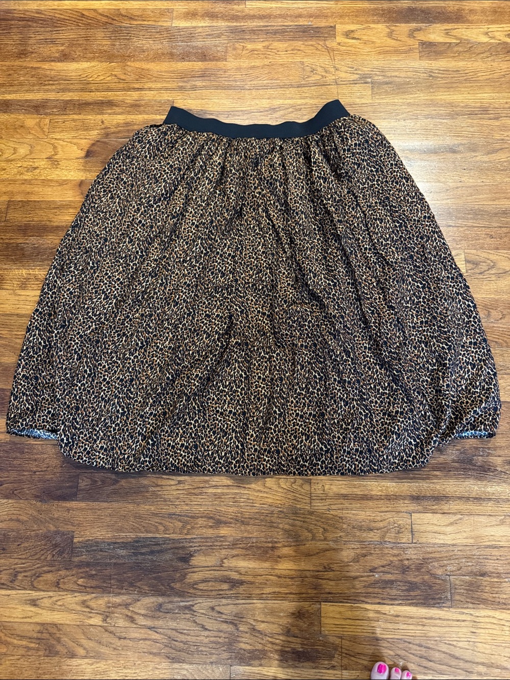 Lane Bryant Leopard-Print Bubble Skirt - Brown & Black
